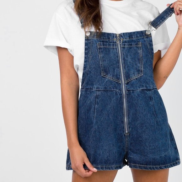 Princess Polly Pants - Princess Polly Outlaw Denim Overalls - NWOT!